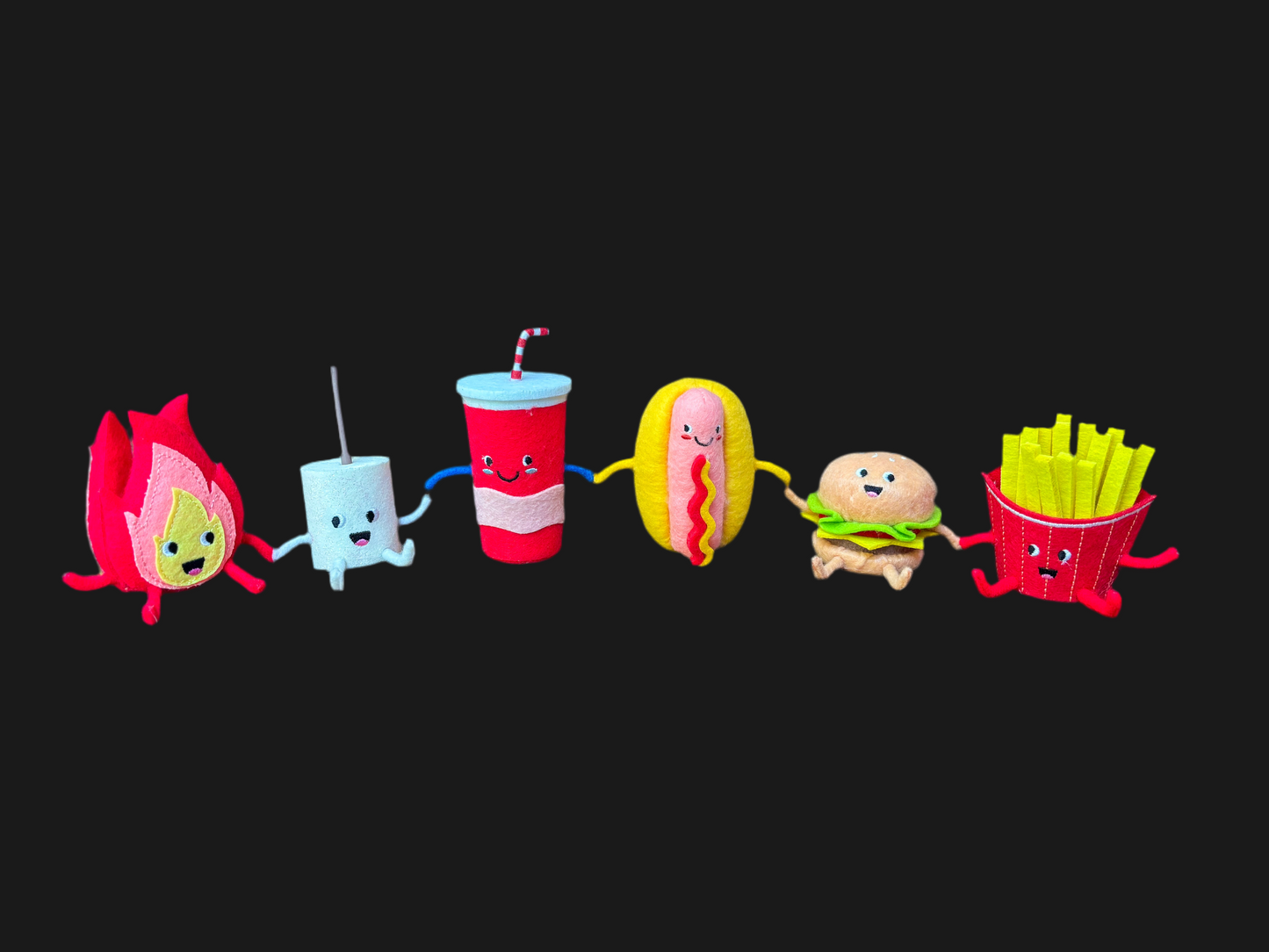 Dekofigur | Partners in Dine (Hot Dog & Soda Edition)