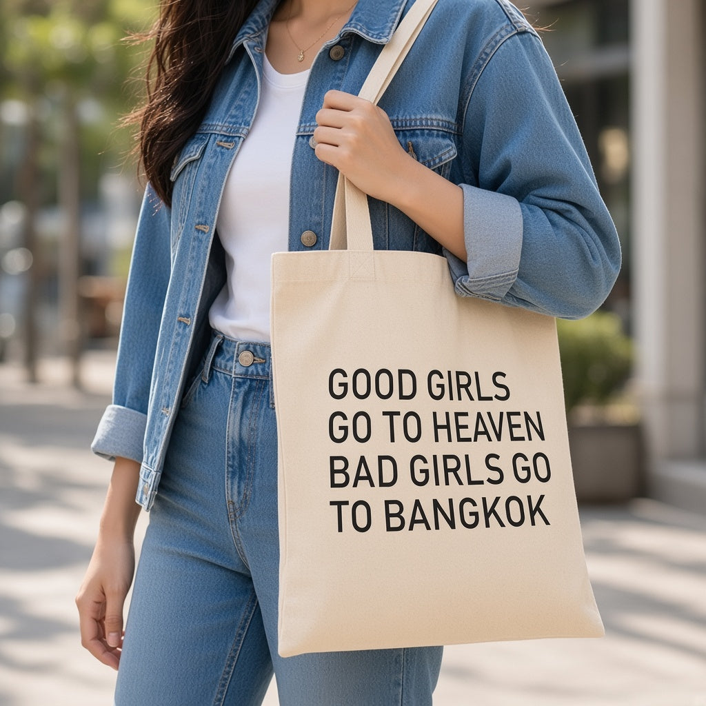 Freche Tragetasche 😈👜 | Good Girls Go to Heaven – Bad Girls Go to Bangkok 🇹🇭
