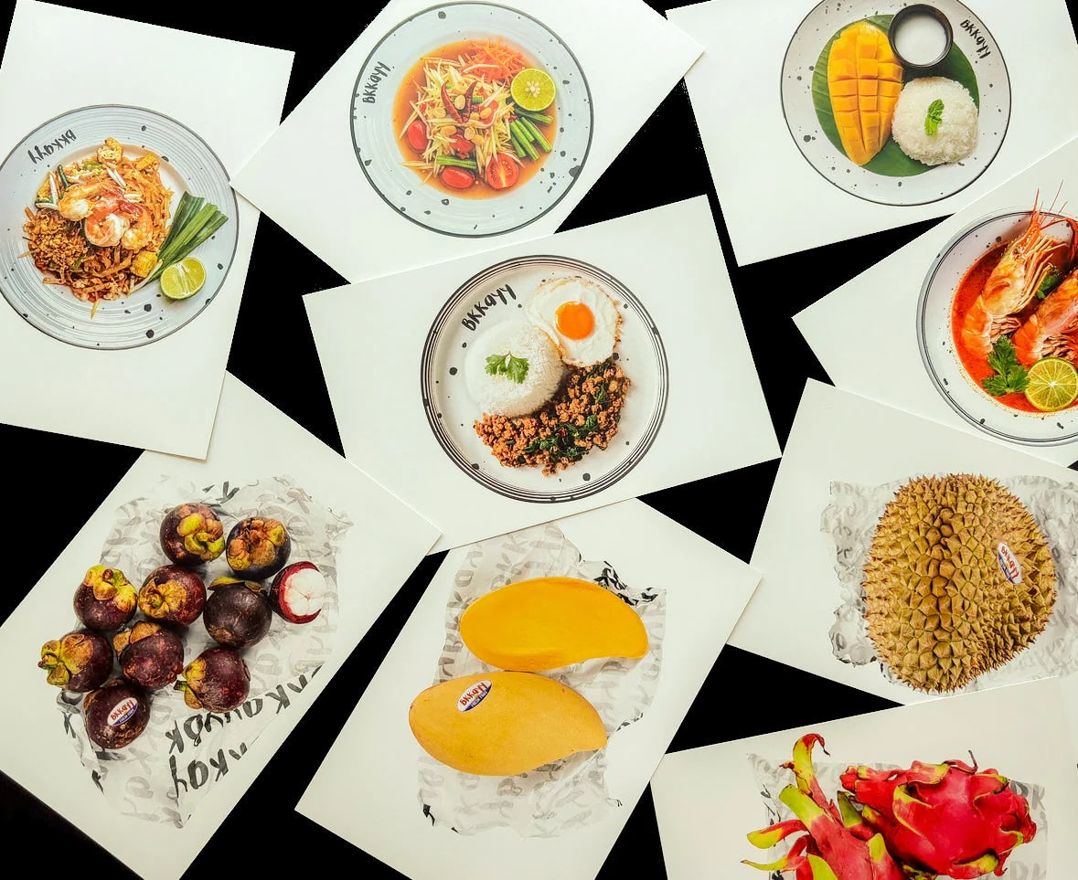 Postkarten Edition | Thai Fruits & Feasts