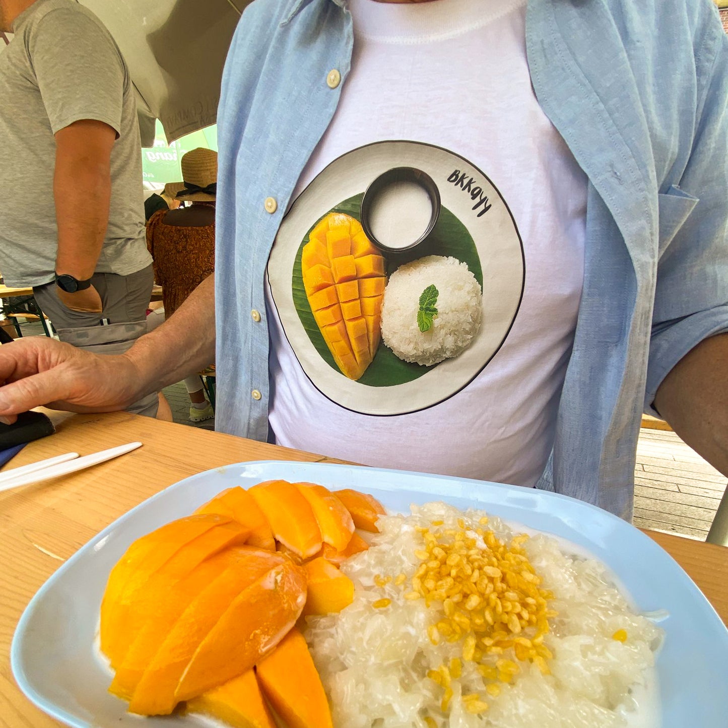 T-Shirt unisex - kurzarm | Mango Sticky Rice Rice Baby