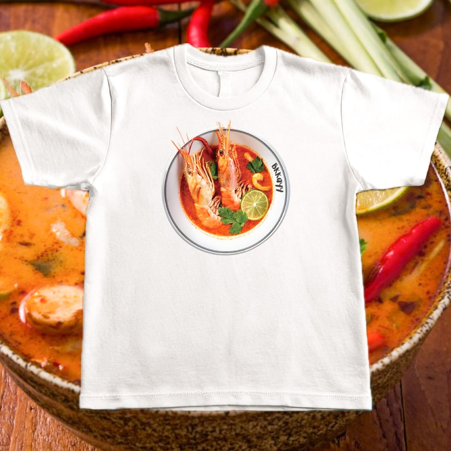 T-Shirt unisex - kurzarm | Tom Yam Yam Kung