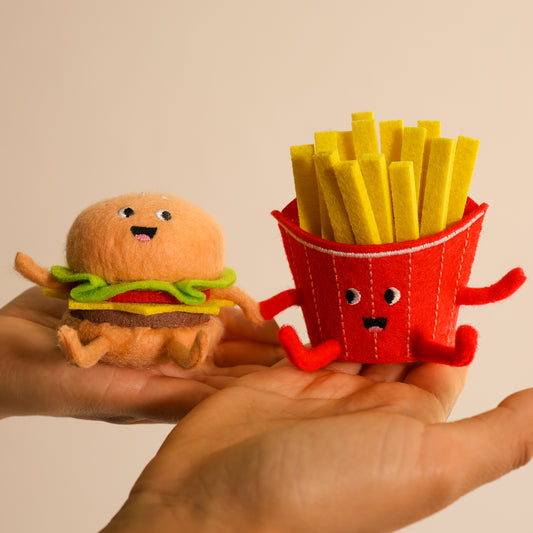 Dekofigur | Fry Me to the Moon (Burger & Fries Edition)