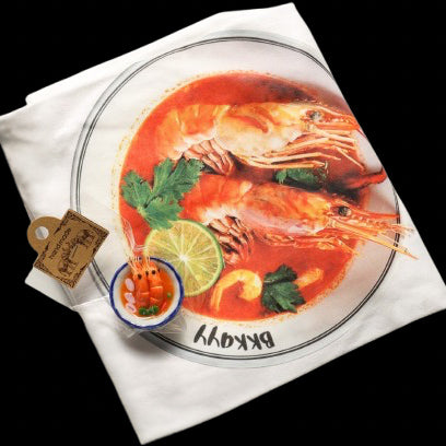Spicy Tom Yam Yam Goong-Set | Shirt & Magnet