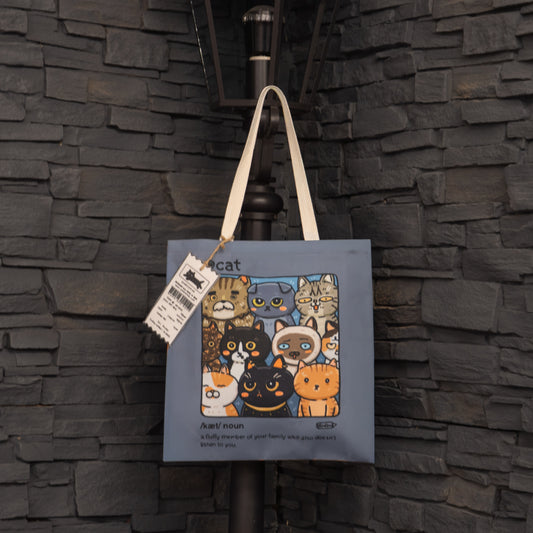 Tasche mit doppelseitigem Aufdruck | Cats only - Miau mit Aussicht