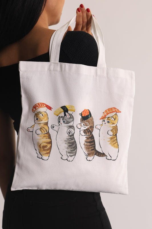 Sushi Cats Tote Bag