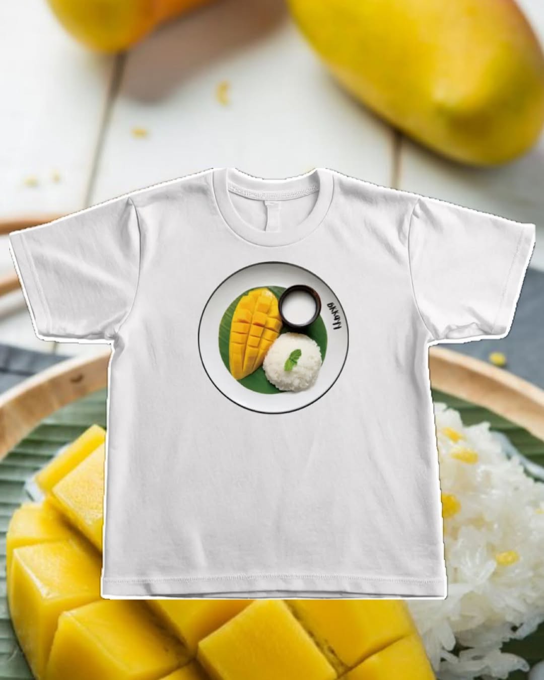 T-Shirt unisex - kurzarm | Mango Sticky Rice Rice Baby