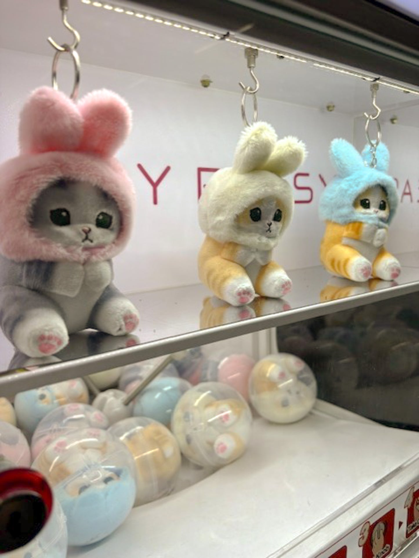 Keychain | Bunny Ears, Kitty Cheers - go blue